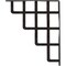 Ekena Millwork Diane Wrought Iron Bracket, (Single center brace), Antiqued Pewter 1 1/2"W x 12"D x 15"H BKTM01X12X15SDIAPW - alternate 7